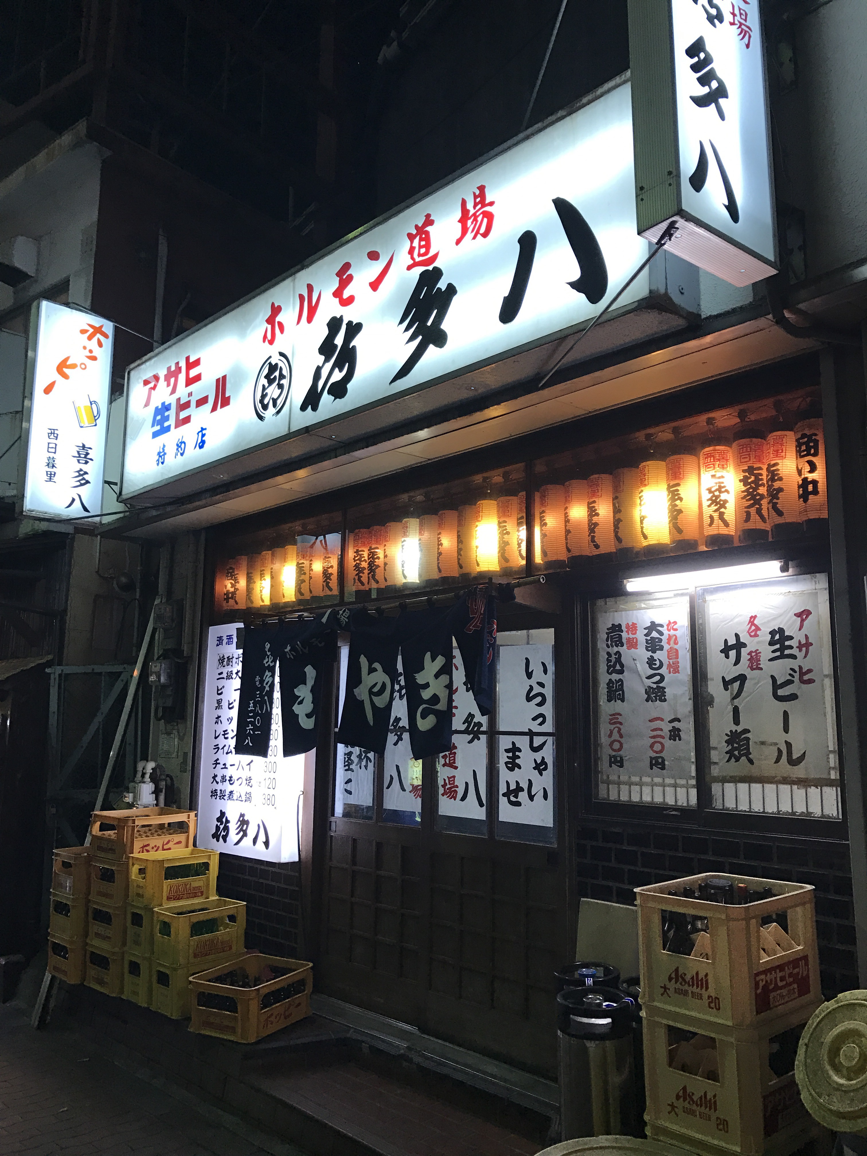 西日暮里 喜多八 ホルモン道場 新世界