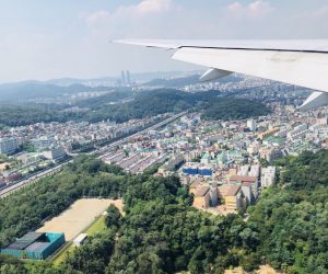 韓国家族四人旅 Ep01 羽田空港から大韓航空で韓国へ【機内食】