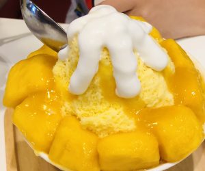 タイ旅行12【Swensen’s】マンゴーかき氷の緑の物体の正体は？