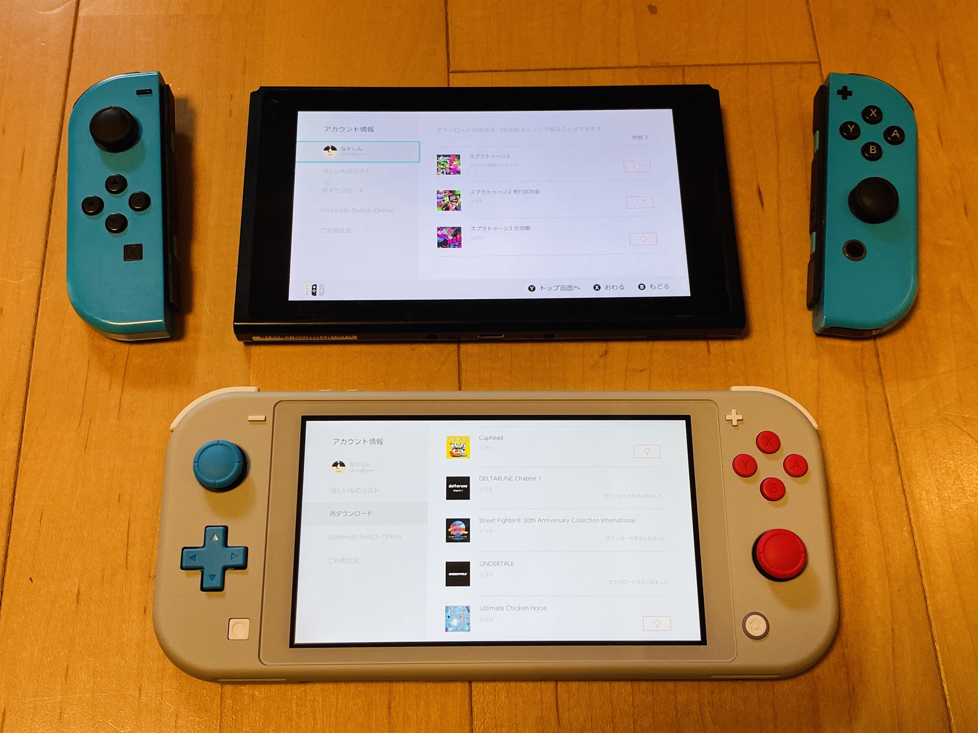 比較 ニンテンドースイッチとスイッチライト 機内モード Indie Game 新世界